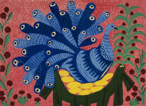 „Чайка на гніздечку” („Mewa na gnieździe”), Maria Prymaczenko. 1965, rozm. 1568 x 1140 mm