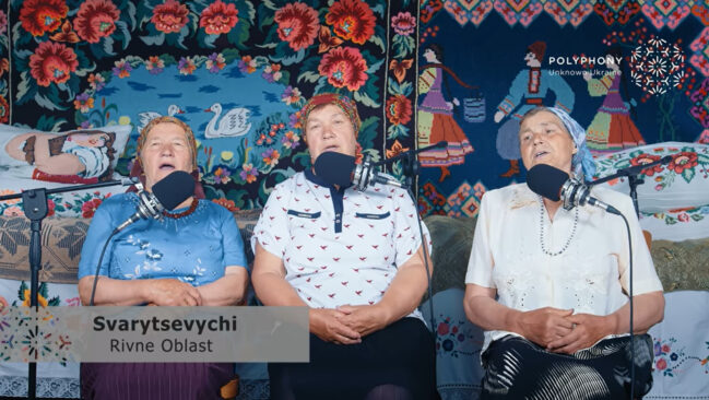 Śpiewaczki ze wsi Swarycewycze w Ukrainie. Film PolyphonyProject