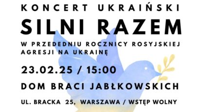 Koncert ukraiński – Silni razem 23.02/15.00