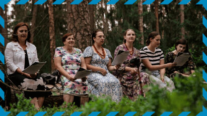 Pocztówka dźwiękowa: Pieśni leśne [Kurpie Zielone] ☛ 1/3