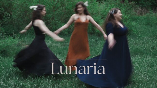 Zespół Lunaria, Poznań 2025. Fot. Katarzyna Malska
Od lewej: Maria Stępień. Dominika Oczepa, Joanna Szaflik.