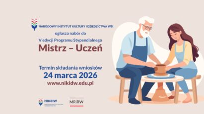 Nabór do V edycji programu stypendialnego „Mistrz-uczeń” NIKiDW