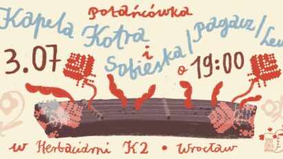 Wakacyjna potańcówka w Herbaciarni K2 (Kapela Kotra + Sobieska/Pagacz/Lew)